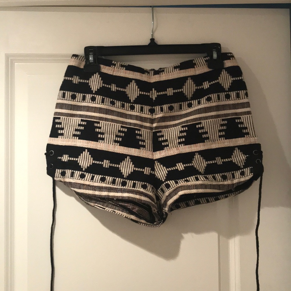 Ecote Tribal Print Shorts